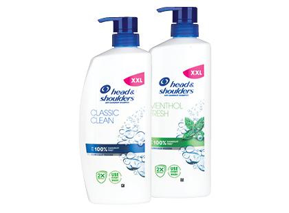 Plaukų šampūnas HEAD & SHOULDERS*, 2 rūšių, 800 ml