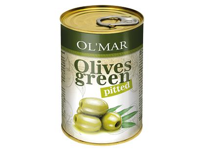 Žaliosios alyvuogės OL’MAR be kauliukų, 300 ml
