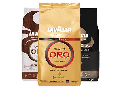 Prekė: Kavos pupelės LAVAZZA, 3 rūšių, 1 kg