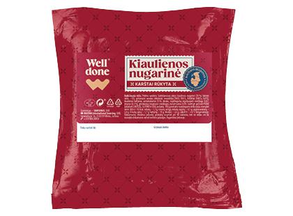 Karštai rūkyta kiaulienos nugarinė WELL DONE*, a. r., fasuota, 1 kg