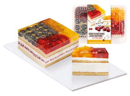 Prekė: Sūrio plokštainis GERA NUOTAIKA su vyšnių įdaru*, 1 kg