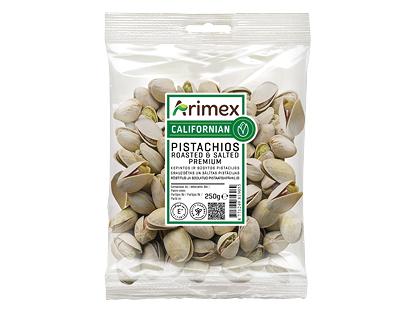 Kepintos ir sūdytos pistacijos ARIMEX PREMIUM, 250 g