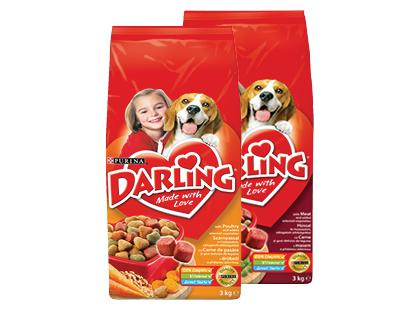 Visavertis sausas šunų ėdalas PURINA DARLING*, 2 rūšių, 3 kg