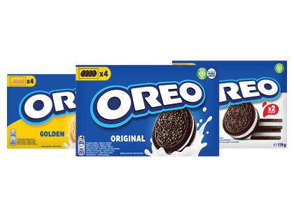 Sausainiai OREO*, 3 rūšių, 170–176 g