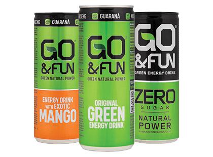 Energinis gėrimas GO & FUN*, 3 rūšių, 250 ml