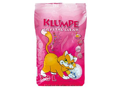 Silikagelio kačių kraikas KLUMPE CRYSTAL CLEAR*, 3,8 l