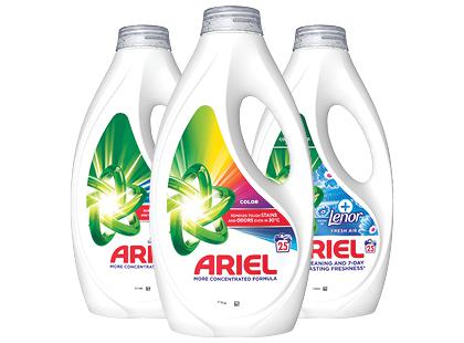 Skalbiamasis gelis ARIEL*, 3 rūšių, 1,12 l (25 skalb.)