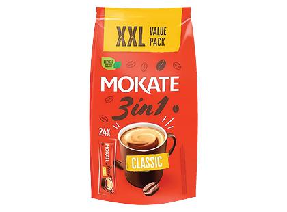 Tirpiosios kavos gėrimas MOKATE 3 IN 1 CLASSIC*, 1 maiš. (24 pak.)