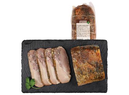 Keptas NAMINIS kiaulienos sprandinės vyniotinis LINKĖJIMAI IŠ KAIMO*, a. r., 1 kg