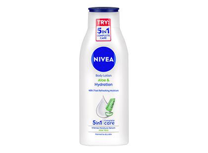 Kūno losjonas NIVEA ALOE & HYDRATION, 400 ml