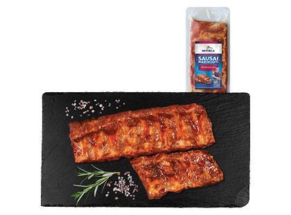 Sausai marinuoti kiaulienos šonkauliai BIOVELA*, vakuumuoti, 1 kg