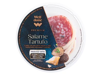 Pjaustytas saliamis su trumais ir sūriu WELL DONE PREMIUM*, nerūš., 80 g