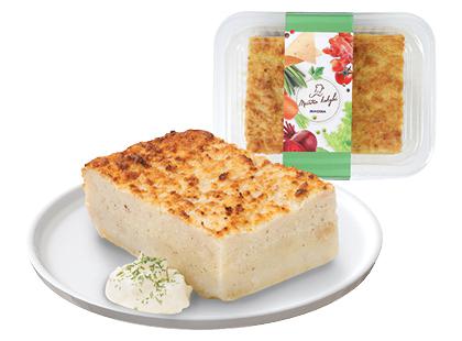 Bulvių plokštainis su spirgučiais, 1 kg