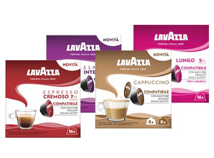 Kavos kapsulės LAVAZZA, 4 rūšių, 1 dėž. (16 vnt.)