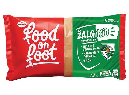 ŽALGIRIO sumuštinis FOOD ON FOOT su višt., marinuotais agurkais, sūriu, 255 g