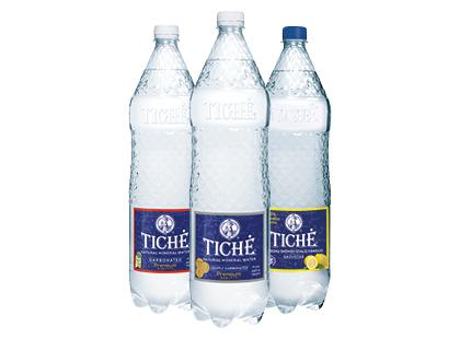 Prekė: Gazuotas mineralinis vanduo TICHĖ*, 3 rūšių, 1,5 l