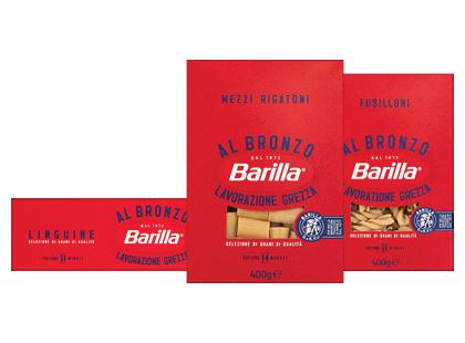 Prekė: Makaronai BARILLA AL BRONZO*, 3 rūšių, 400 g