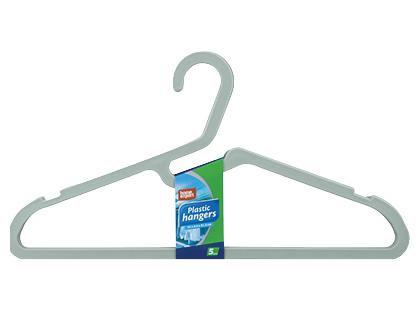 Plastikiniai pakabai HOME EXPERT*, 42 × 0,4 × 21,5 cm, 1 pak. (5 vnt.)