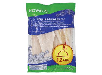 Šaldyta glazūruota ilgųjų jūrinių lydekų filė NOWACO be odos*, 800 g