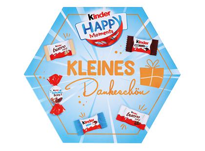 Prekė: Saldainių rinkinys KINDER HAPPY MOMENTS*, 161 g