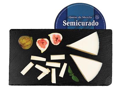 Karvių ir avių pieno sūris SEMICURADO EL PASTOR*, 50 % rieb. s. m., sveriamas, 1 kg