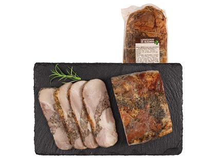 Keptas NAMINIS kiaulienos vyniotinis su džiovintais baravykais*, a. r., 1 kg