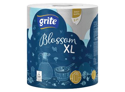 Popieriniai rankšluosčiai GRITE BLOSSOM XL*, 1 rit. (325 lapeliai)
