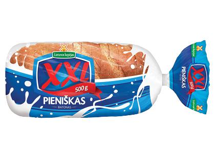 PIENIŠKAS XXL raikytas batonas LIETUVOS KEPĖJAS*, 500 g