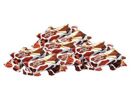 Vafliniai saldainiai ROSHEN LAZY COW*, sveriami, 1 kg