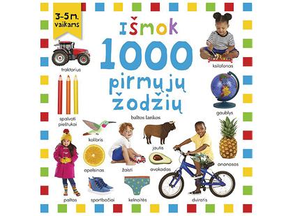 Knyga IŠMOK 1000 PIRMŲJŲ ŽODŽIŲ*, 1 vnt.