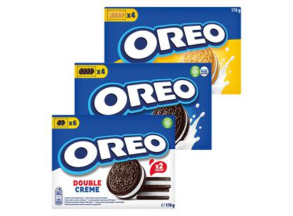 Sausainiai su įdaru OREO*, 3 rūšių, 170–176 g