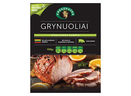 Marinuotas kiaulienos kumpis be kaulo GRYNUOLIAI, 1 kg