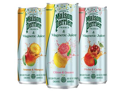 Gazuotas gaivusis gėrimas MAISON PERRIER*, 3 rūšių, 3 skard. × 250 ml