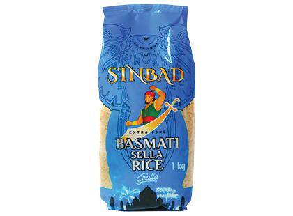 SINBAD BASMATI ryžiai GRALLA PREMIUM, 1 kg