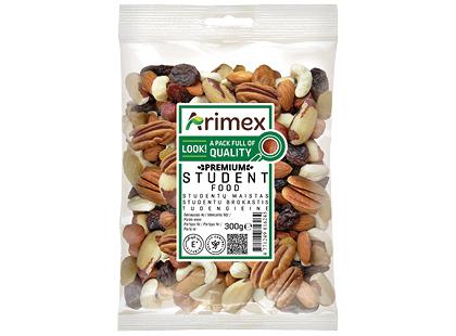 STUDENTŲ maistas su riešutais, džiovintais vaisiais ARIMEX PREMIUM*, 300 g