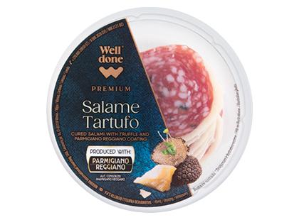 Saliamio griežinėliai su trumais ir sūriu WELL DONE PREMIUM*, nerūš., 80 g