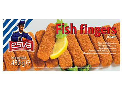 Šaldyti žuvų piršteliai ESVA*, 450 g