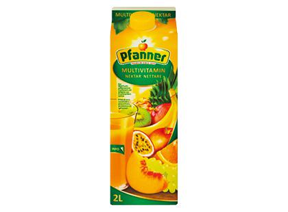 Įvairių vaisių nektaras PFANNER*, 2 l