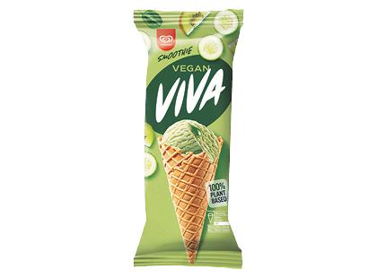 Valgomieji ledai ragelyje SUPER VIVA ssu kivių, citrinų ir mėtų įdaru*, 97 g
