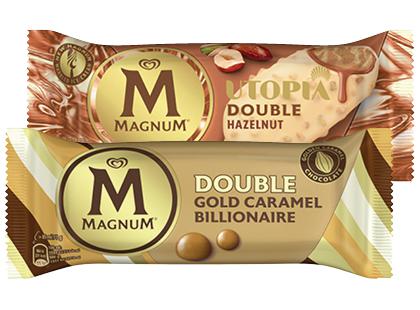 Valgomieji ledai ant pagaliuko MAGNUM*, 2 rūšių, 71 g