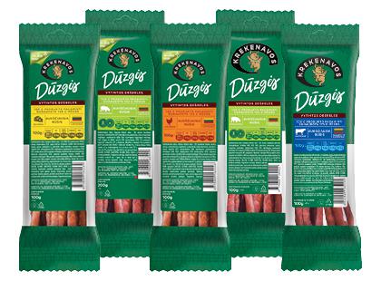 KREKENAVOS KABANOS dešrelėms DŪZGĖS*