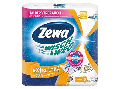 Popieriniai rankšluosčiai ZEWA, 2 sluoksnių, 1 pak. (2 rit.)