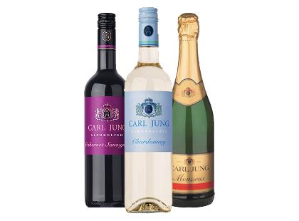 Nealkoholinis vynas CARL JUNG*, 3 rūšių, 750 ml