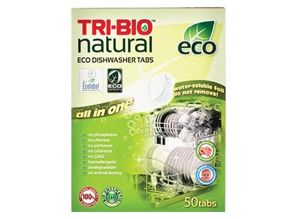 Indaplovių tabletės TRI-BIO*, 1 dež. (50 vnt.)