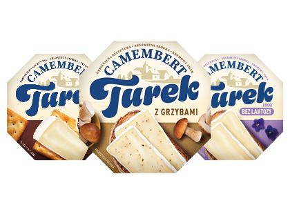 Kamamberas; pelėsinis sūris TUREK*, 3 rūšių, 44–60 % rieb. s. m., 120 g