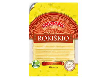 Fermentinis ROKIŠKIO sūris riekelėmis, 48 % rieb. s. m., 150 g