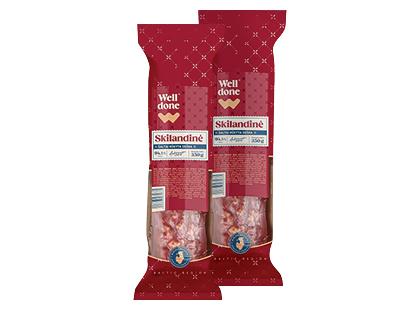 Šaltai rūkyta skilandinė dešra WELL DONE*, a. r., 2 vnt. × 350 g