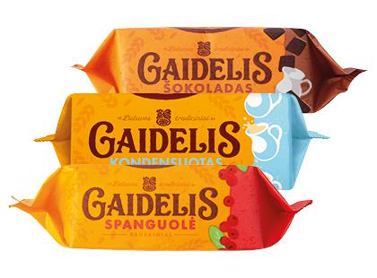 Sausainiai GAIDELIS*, 3 rūšių, 160 g