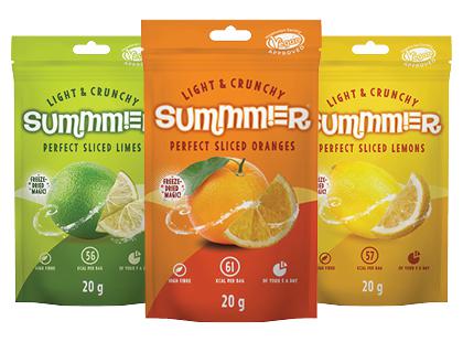Šaltyje džiovinti vaisiai SUMMMER*, 3 rūšių, 20 g