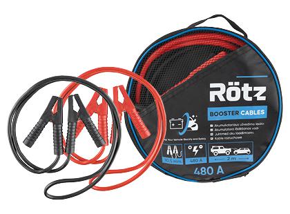 Akumuliatoriaus įkrovimo laidai ROTZ*, 480 A, 2 m, 1 vnt.